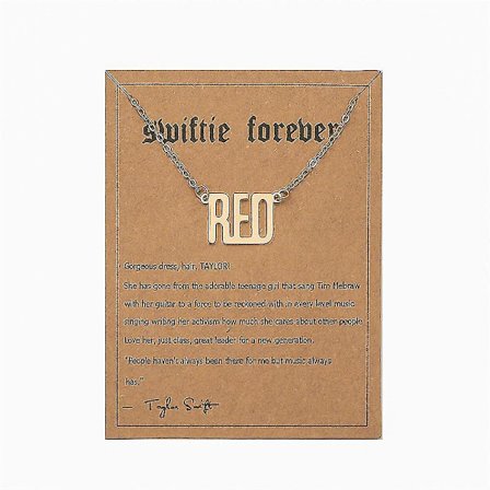 Taylor Swift Inspireret Brev Halskæde Vedhæng Til Kvinder Swiftie Smykker Musikelsker Fan Fødselsdagsgaver