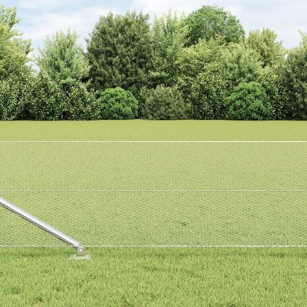 Stängselstolpe Silver 25 x 0,5 m (13 mm nät) Stål