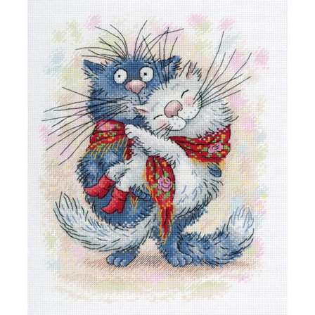 Broderikit MP Studia "Varm kram" 16x20 cm