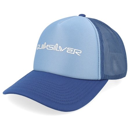Quiksilver - Blauw trucker Cap - Omni Coronet Blue Trucker @ Hatstore