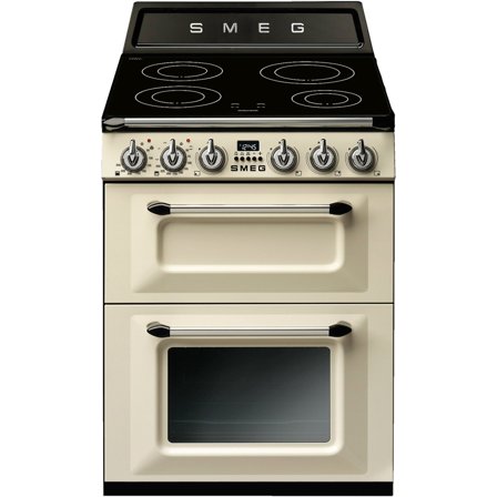 Smeg Victoria TR62IP2 induksjonsovn 61 liter 4 soner, creme