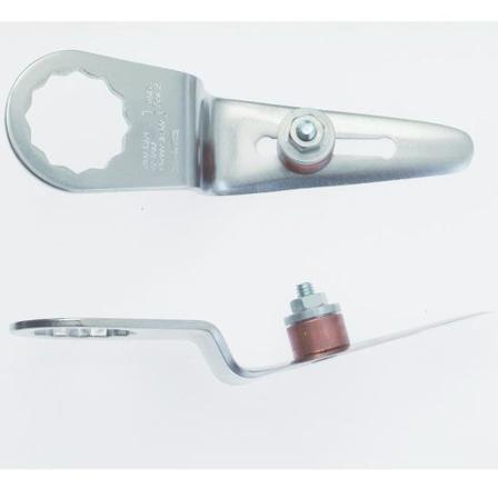 Fein 63903198015 Vindueskniv Z-bøjning, justerbar dybdevandring, 2-pak 100 x 20-35 mm, Maskintilbehør & forbrugsvarer