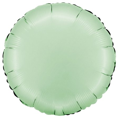 Rund Folieballon Satin Glazed Mint