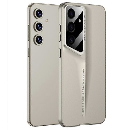 GKK Samsung Galaxy S25+ -puhelinkotelo, ohut kova PC-suojakuori - Harmaa