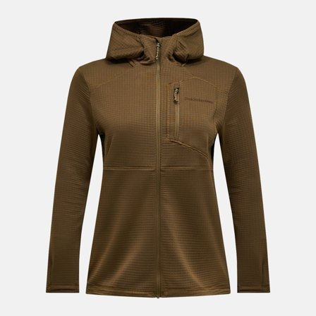Peak Performance - Trail Polartec Power Grid Zip Hood Damen