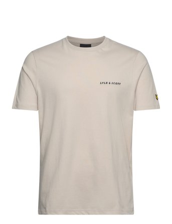 Embroidered T-Shirt Beige Lyle & Scott