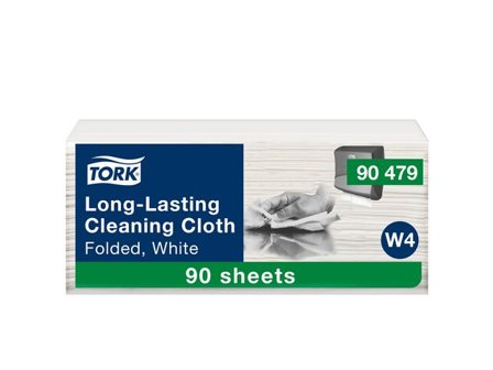 TORK Rengöringsduk W4 Slitstark vit 90/fp - Lyreco - Städ och hygien - Toalettpapper och torkpapper - Industritork