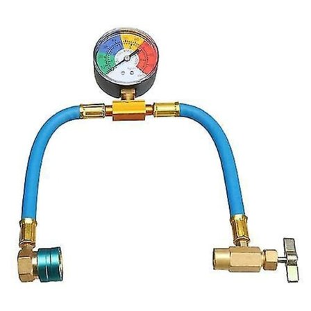 Bil AC Kjølemiddel Lade Slange Trykkmåler