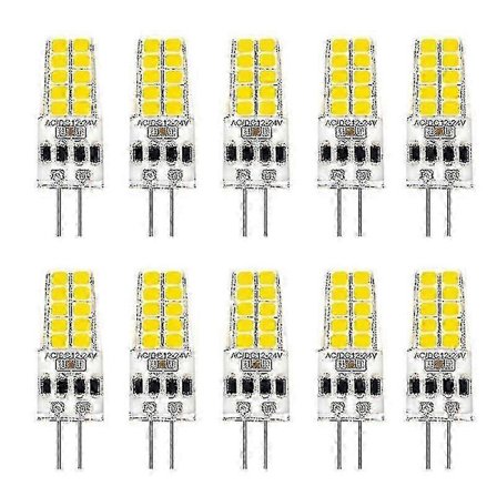 10-pak G4 LED pære AC/DC 12 volt -24 volt 5 watt LED G4 lampe 2835smd erstatning