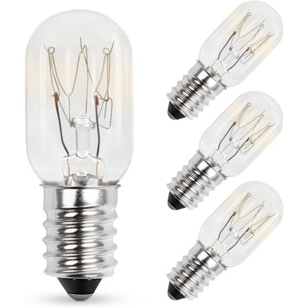 15W E14 Skru Saltlampepærer 230V, T20 Kjøleskapslyspærer 2700K Varmhvit SES Maskinpærer, Pygmy Pære 15W Mini Voksvarmer Lyspære Dimbar - 4