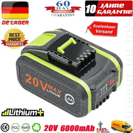 Egnet til Worx 20V lithium-ion batterier WA3551 WA3553 WX390