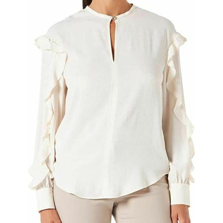 Pinko - Blusar - Beige - Dam - Storlek: S, Dam, Storlek: S