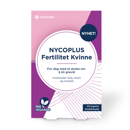 Nycoplus Fertilitet Kvinne, 60 stk.