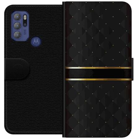 Motorola Moto G60s Plånboksfodral Golden Stripes