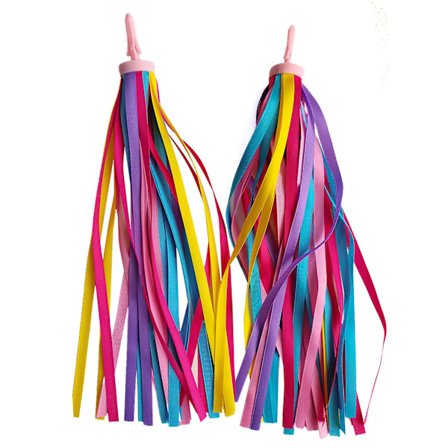 Fargerike sykkelstyrestrømmer for barn, enkle å installere og holdbare, flotte sykkeltilbehør