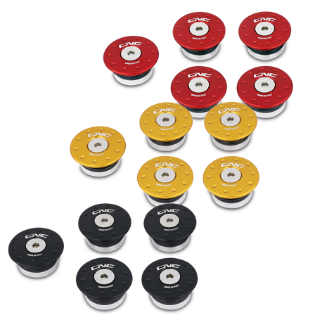 CNC Racing Frame Caps Kit Multistrada Enduro - Smaller Holes