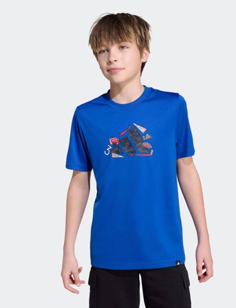 adidas Sportswear J Camo Train T - Blue - 176