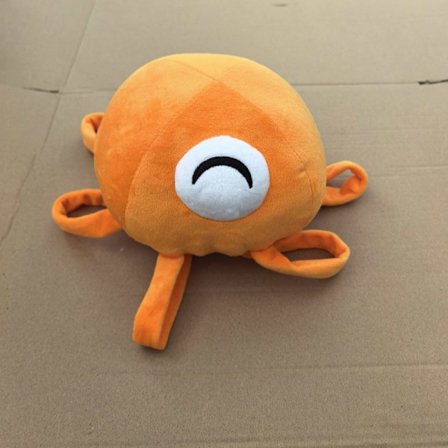 Garten Of Banban Plysjleketøy | Søt Garden of Banban Spillfigur Kosedyr | Samleobjekt Myk Dukke for Barn og Fans *Oransje Bleksprut