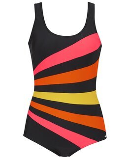 Uimapuku Action Musta/harmaa-D/E46-Abecita by Swegmark