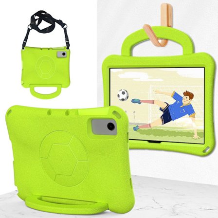 Fodral för iPad 9.7/air1/air2/pro9.7 gräsgrön bärbar barnfotboll