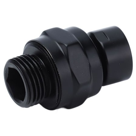 G1/2 Topbruseradapter Justerbar Kobber Bruserhovedholder Hjem Badeværelsestilbehør Sort [DB]