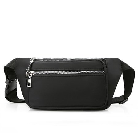Sport Waist Bag Outdoor Shoulder Bag Fashion Chest Bag Women Black