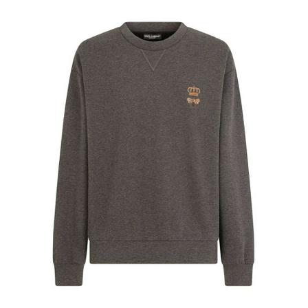 Dolce & Gabbana, Sweater Grijs, Heren, Maat:XL
