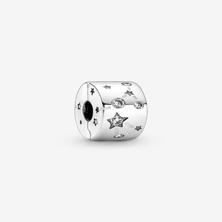 Pandora - Stjärnor & Galax Clip Berlock - Sterlingsilver