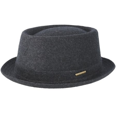 Stetson - Grigio porkpie Cappello - Wool Grey Pork Pie @ Hatstore