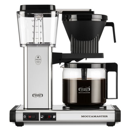 Moccamaster Optio kaffemaskine, sølv - Poleret sølv | KitchenOne
