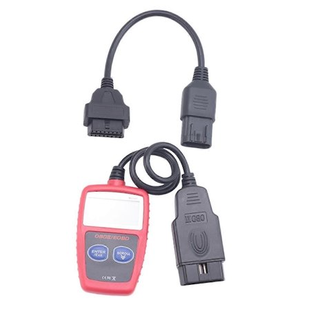 ATV Motorsykkel Tilkoblingskabel+MS309 OBD2 Skanner Diagnoseverktøy,B