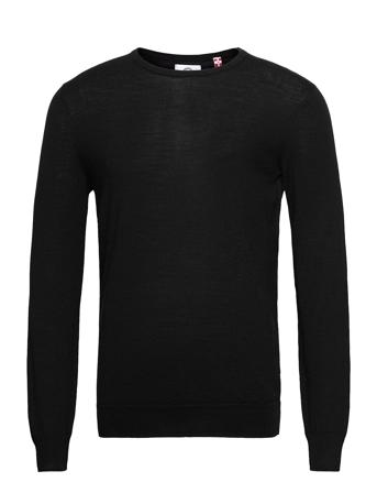 Johs Merino Crew Neck Knit Kronstadt Black