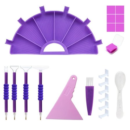 Diamond painting organizer, paletthylla