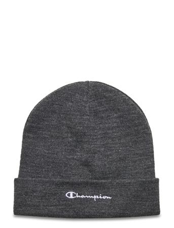 Beanie Cap Accessories Headwear Beanies Grå Champion