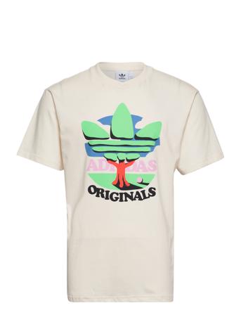 Trefoil Tree T-Shirt T-shirt Creme Adidas Originals