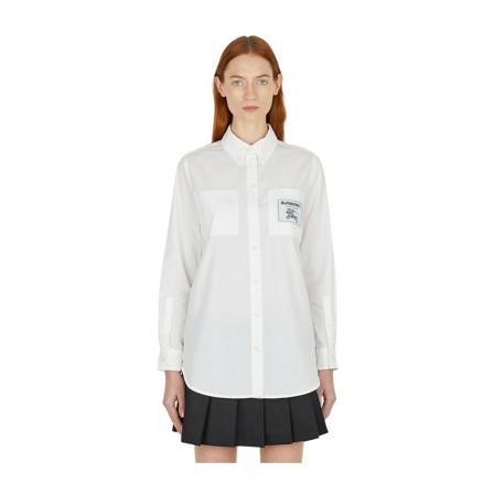 Burberry Shirts , Wit , Dames , Maat: S
