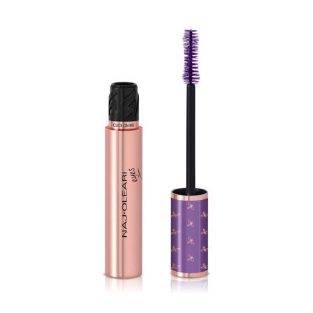 Naj Oleari Click On Me Extra Volume Mascara 04 Magnetic Purple - Mascara