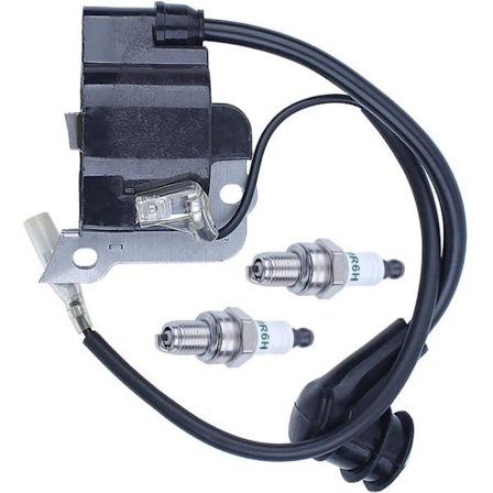 Tändspole och tändstiftssats Kompatibel med Honda GX35 GX35NT HHT35S UMK435 Gräsklippare Trimmer Ersättningsdel 305