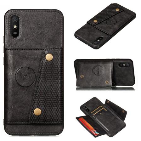 Xiaomi Redmi 9at - Skal Med Korthållare Svart