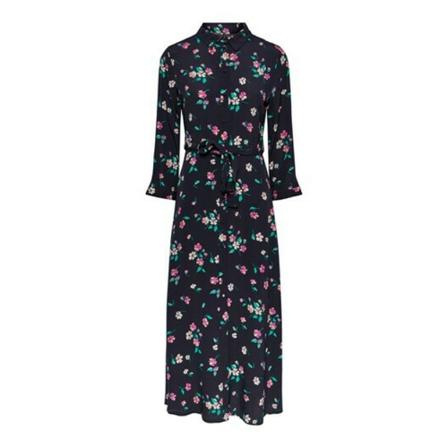 Pieces Pcnikita April 3/4 Midi Dress BC , Blauw , Dames , Maat: XS Maxi jurken