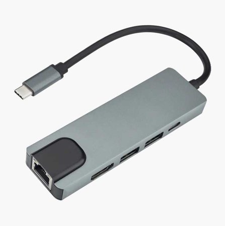USB Typ C med 4 utgångar - Biltema