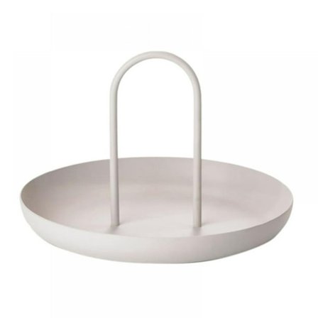 Rund smyckeskrin med ringhandtag vardagsrum kök bord Mea