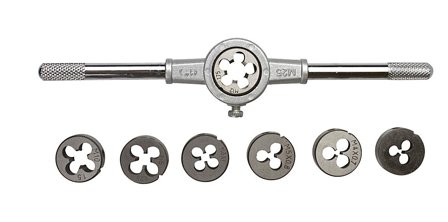 PELA 81969 Gjengesnittsett 8 deler, Maskintilbehør & forbruk