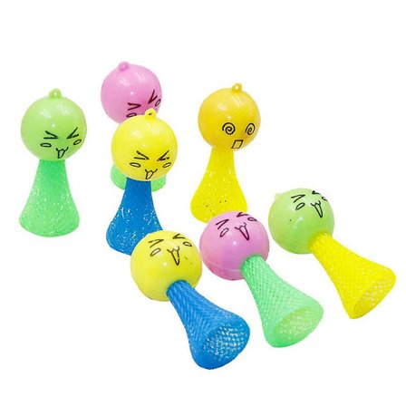 Plastik Lille Legetøj Hoppende Mand Natmarked Bod Ny Lysende Kasse Cirkel[HK]