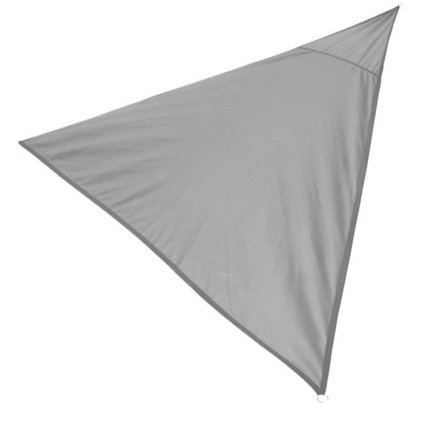 Trekantet skyggenet Farniente - 3 x 3 x 3 m - Grå - UV-beskyttelse