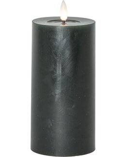 LED Bloklys Flamme Flow Grøn