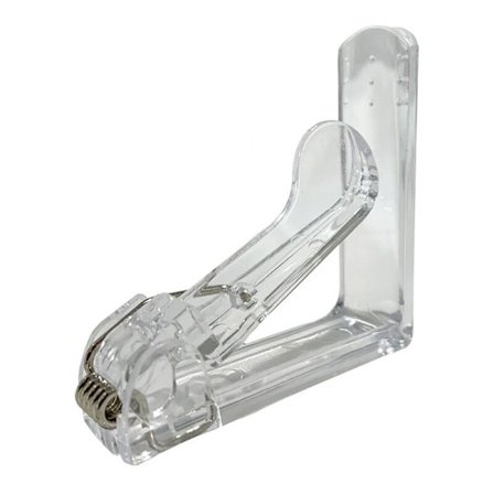 Dukklede klips bord plastskjerm klemme grep holder justerbar