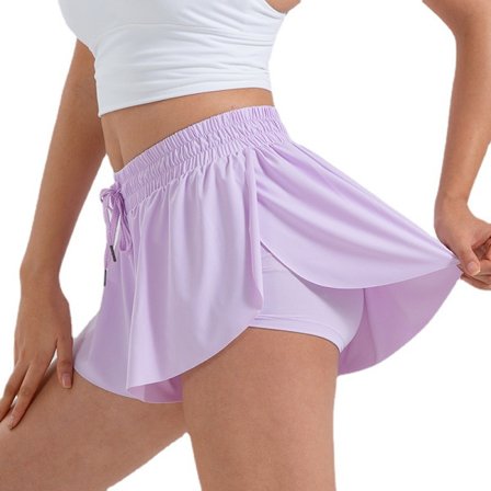 Flowy Athletic Shorts för kvinnor Gym Yoga Träning Löpning Tennis Kjolar