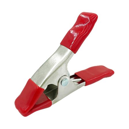 Fjærklemme Profesjonell Sklisikker Høykarbonstål Kraftig Bakgrunnsklemme Husholdningsartikler Mengxi-dwdz Rød