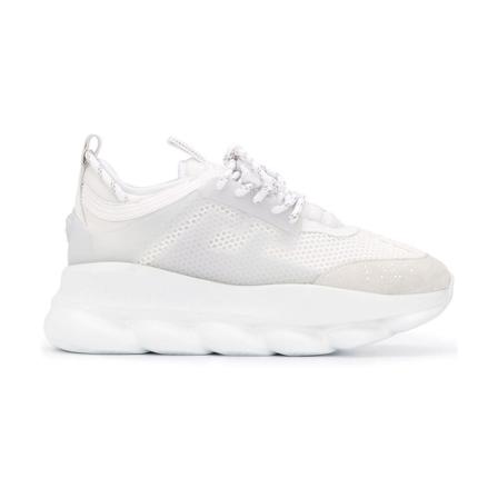 Versace - Sneakers - Vit - Herr - Storlek: 44 Eu, Herr, Storlek: 44 EU
